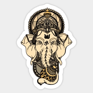 Drawing Lord Ganesha Sticker